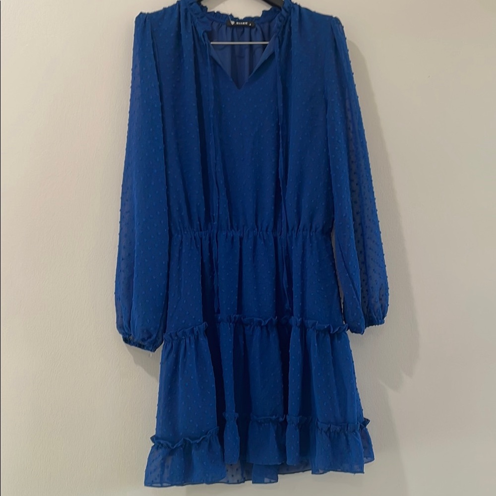 Elegant Blue Women's Dress